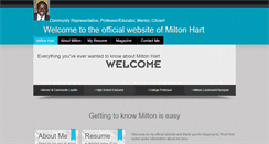 Desktop Screenshot of miltonhart.com