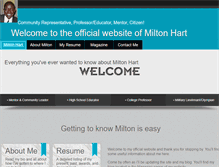 Tablet Screenshot of miltonhart.com